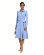 formal tea length dress Adriane Floral Embroidered Tea-Length Dress – Tadashi Shoji Official Online  Boutique